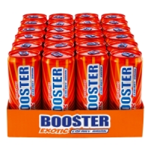 Netto  Booster Energy Drink Exotic 0,33 Liter Dose, 24er Pack