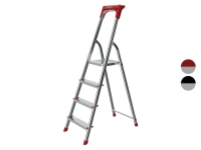 Lidl Parkside® PARKSIDE® Aluminium Haushaltsleiter, 4-stufig