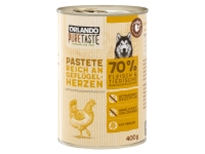 Lidl Orlando Pure Taste ORLANDO Pure Taste Hundevollnahrung reich an Geflügelherzen