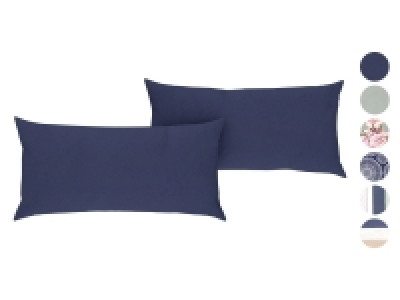 LIVARNO home Satin Kissenbezug, 40 x 80 cm, 2er-Set 5.99 €
