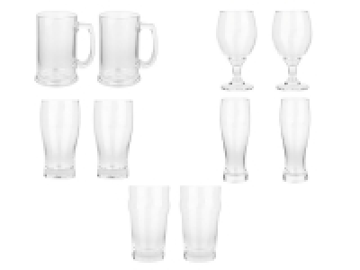 ERNESTO® Biergläsersets, 2 Stück, spülmaschienengeeignet 2.99 €