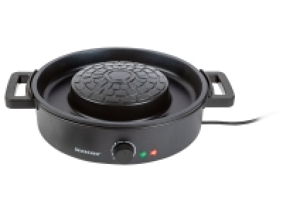 Lidl Silvercrest® SILVERCREST® Tischgrill mit Hot Pot STHP 1800 A1, 2-in-1