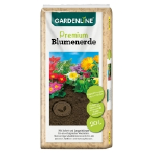 GARDENLINE Premium-Blumenerde 20 l 2.49 €