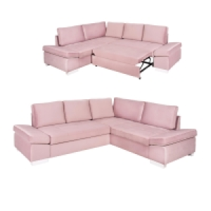 Roller  Ecksofa - flamingo - mit Liegefunktion