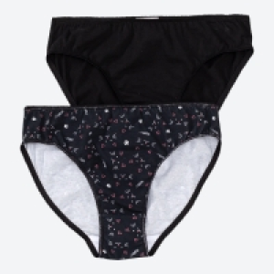 Damen-Minislip mit Katzenmotiv, 2er-Pack 19.99 €