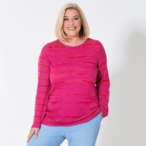 Damen-Strickpullover mit Streifendesign, große Größen 19.99 €