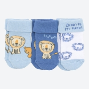 Baby-Jungen-Frottee-Socken, 3er-Pack 19.99 €