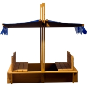 OBI  Sandkasten mit schwenkbarem Dach 120 cm x 120 cm x 120 cm FSC®