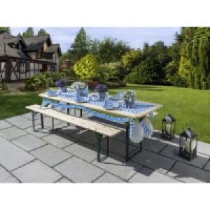 Festzeltgarnitur, 8 Sitzplätze, Fichtenholz/Stahl 169.00 €