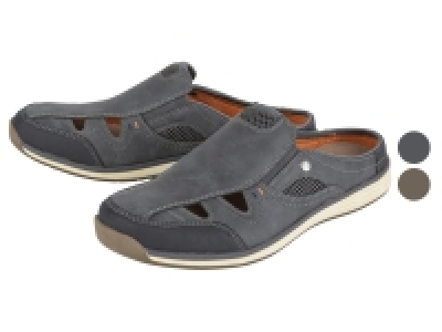Lidl  Herren Sabots, G-Weite, mit Leder