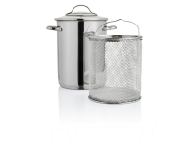 Lidl Ernesto® ERNESTO® Edelstahl-Spargeltopf, Ø 16 cm, mit Einsatz