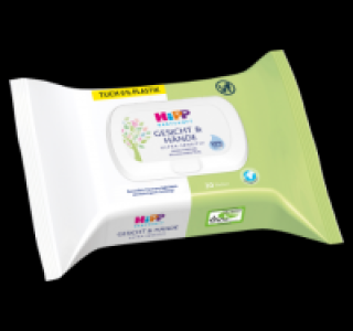 HIPP Feuchttucher Gesicht & Hände 0.99 €