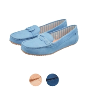 BLUE MOTION Damen Mokassins aus Leder