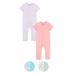 IMPIDIMPI Baby Schlafoveralls, 2er-Set