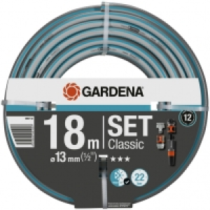 Hagebau Gardena Schlauch-Set Â»ClassicÂ«, LÃ¤nge: 18m, mit Systemteilen und Spritze