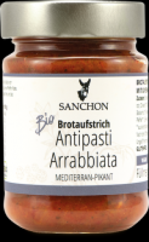 Ebl Naturkost  Sanchon Brotaufstrich Antipasti Arrabbiata