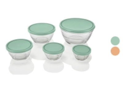 ERNESTO® Schalenset Glas, 5 Stück