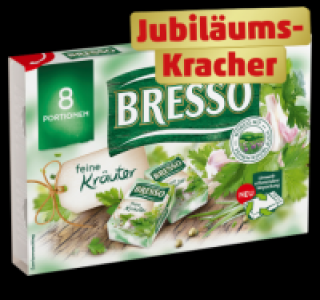 BRESSO Portionierter Frischkäse 1.39 €