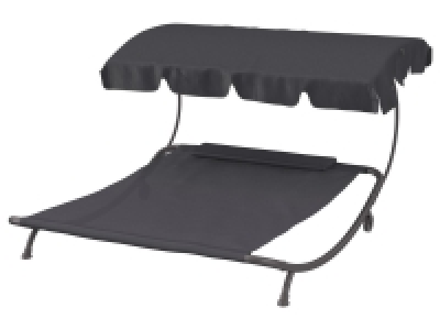 LIVARNO home Doppelliege, 200 x 200 cm, mit Sonnenblende 109.00 €