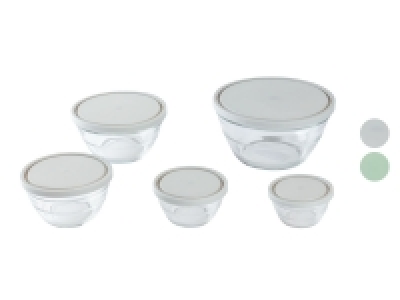 Lidl Ernesto® ERNESTO® Schalenset 5-teilig, aus Glas