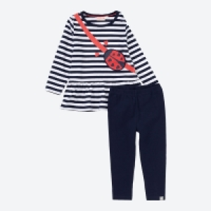 Baby-Mädchen-Set mit Marienkäfer-Tasche, 2-teilig 9.99 €