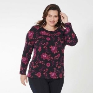 NKD  Damen-Sweatshirt mit Blumenmuster, große Größen