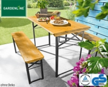 GARDENLINE®Bierzeltgarnitur, 3-teilig