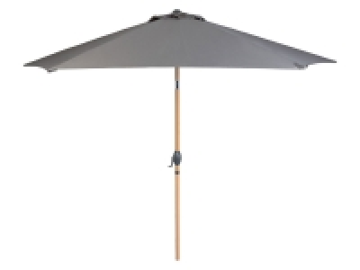 LIVARNO home Kurbelschirm, Aluminium, Holzoptik, 3m, anthrazit 56.99 €