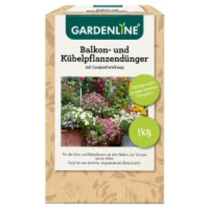 GARDENLINE Balkon- und Kübelpflanzendünger 1 kg 2.89 €