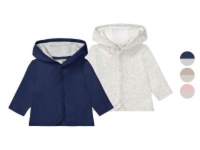 Lidl Lupilu® lupilu® Baby Sweatjacke, 2 Stück, mit Druckknöpfen