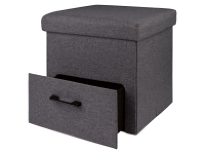 LIVARNO home Sitzhocker, mit Innenfach und Schublade, faltbar