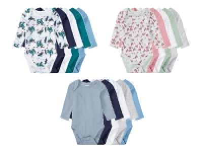 lupilu® Baby Bodies, 5 Stück, aus reiner Baumwolle