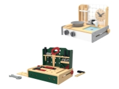 Playtive Holz Tabeltop Küche / Werkbank, faltbar