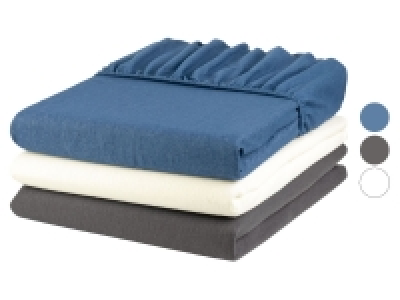 LIVARNO home Feinbiber Spannbettlaken, 140-160 x 200 cm 9.99 €