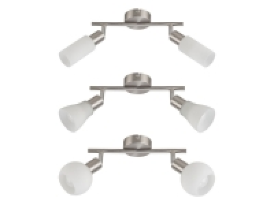 LIVARNO home LED-Deckenleuchte, mit 2 LED-Leuchtmittel