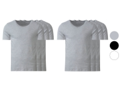 LIVERGY® Herren Feinripp-Unterhemden, 3 Stück, reine Baumwolle