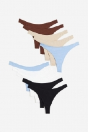 HM  10er-Pack Baumwollslips Thong