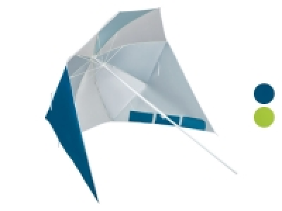CRIVIT Sonnenschirm mit Windschutz, 2in1, Sonnenschutzfaktor UPF 50+
