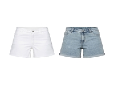 Lidl Esmara® esmara® Damen Jeansshorts, mit hohem Baumwollanteil