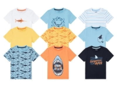 lupilu® Kleinkinder Jungen T-Shirt, 3 Stück, aus reiner Baumwolle 5.99 €