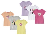 Lidl Lupilu® lupilu® Kleinkinder Mädchen T-Shirts, 3 Stück, mit Print