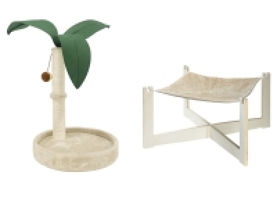 zoofari® Katzen Kratzbaum mit Liegefläche / Hängematte