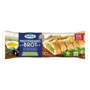 Aldi Süd  MEGGLE Mediterranes Brot oder Knoblauchbrot 250 g