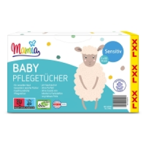 Aldi Süd  MAMIA Baby-Pflegetücher 