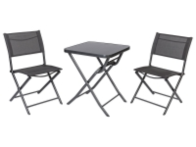 Lidl Livarno Home LIVARNO home Alu-Balkonset »Houston«, 3-teilig, schwarz/anthrazit