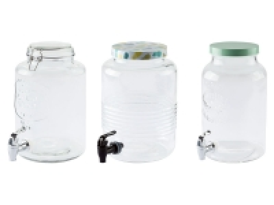 ERNESTO® Getränkespender aus Glas, mit abnehmbarem Auslasshahn 7.99 €