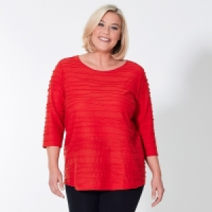 Damen-Shirt mit Struktur-Muster, große Größen 14.39 €