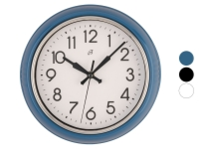 Lidl Auriol® AURIOL® Retro Wanduhr, Metallgehäuse, Ø 24 cm