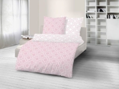 Lidl Dobnig Dobnig Mako-Satin Bettwäsche »Seile«, Rosa