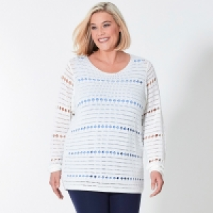 NKD  Damen-Pullover mit Strickmuster, große Größen